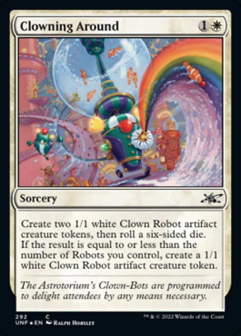 ■ギャラクシー・Foil■【EN】Clowning Around [UNF] 白C No.292