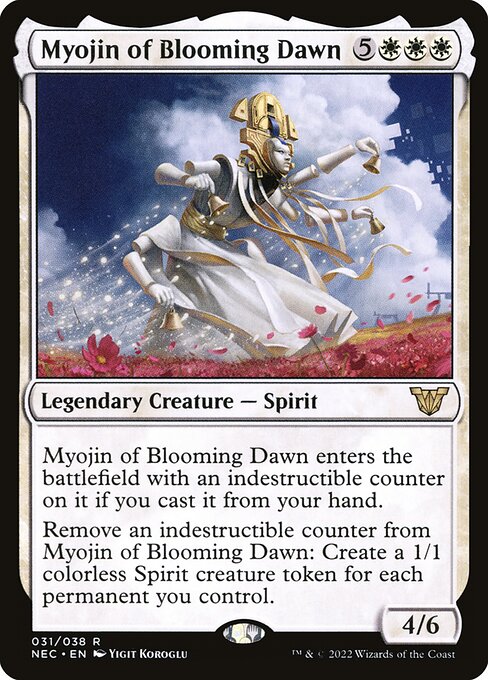 【Foil】【EN】花暁明神/Myojin of Blooming Dawn [NEC] 白R No.31