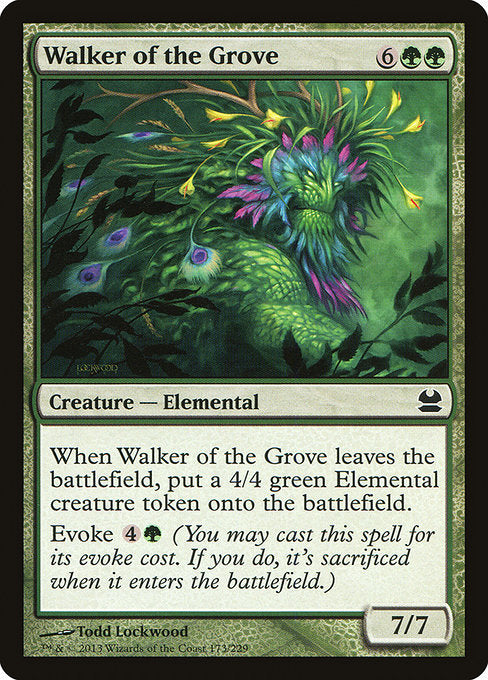 【Foil】【EN】木立を歩むもの/Walker of the Grove [MMA] 緑C No.173