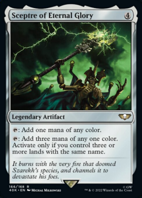 【Foil】【EN】Sceptre of Eternal Glory [40K] 茶R No.166★