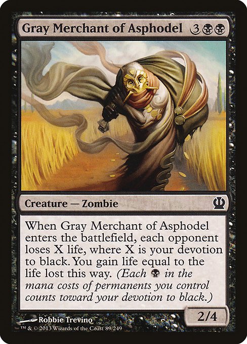 【EN】アスフォデルの灰色商人/Gray Merchant of Asphodel [THS] 黒C No.89