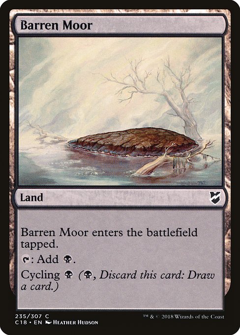 【EN】やせた原野/Barren Moor [C18] 無C No.235