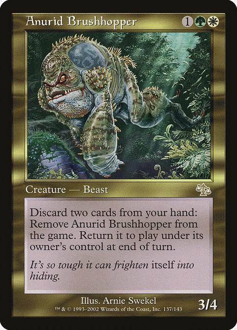 【EN】藪跳ねアヌーリッド/Anurid Brushhopper [JUD] 金R No.137