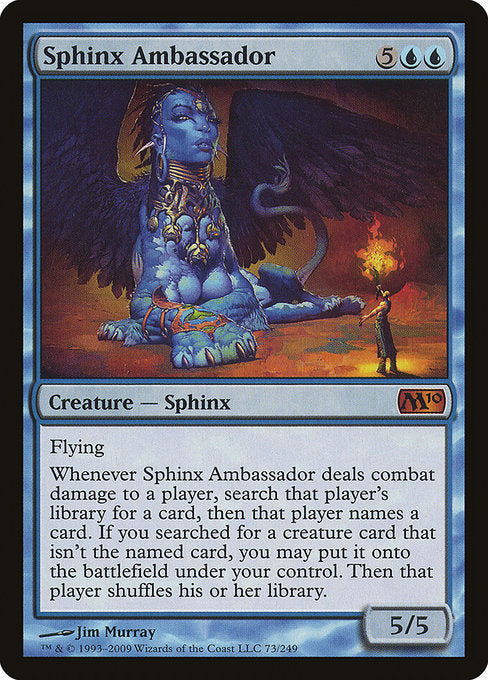 【EN】スフィンクスの大使/Sphinx Ambassador [M10] 青M No.73