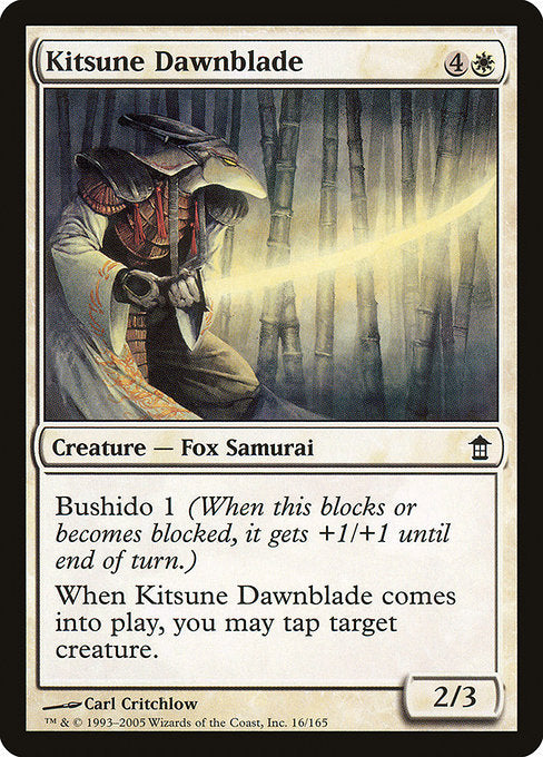 【EN】狐の明け刃/Kitsune Dawnblade [SOK] 白C No.16