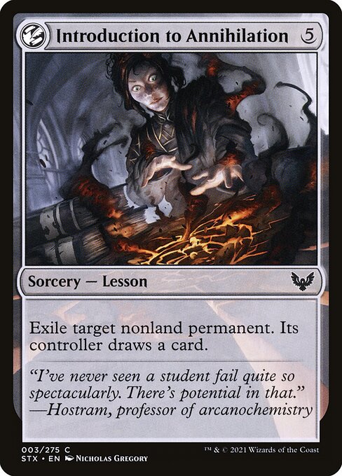 【Foil】【EN】殲滅学入門/Introduction to Annihilation [STX] 無C No.3