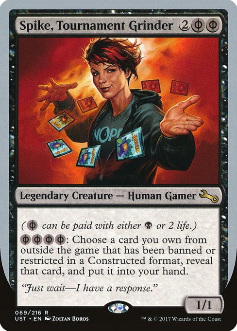 【Foil】【EN】Spike, Tournament Grinder [UST] 混R No.69
