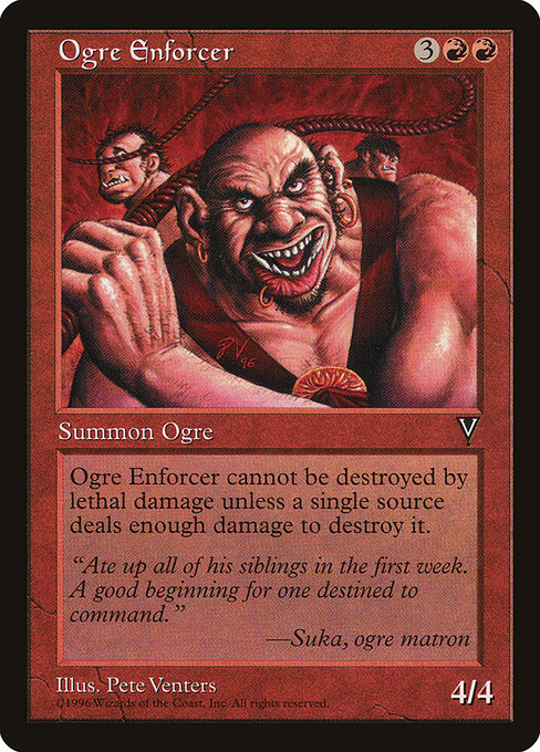 【EN】オーガの処罰者/Ogre Enforcer [VIS] 赤R No.89