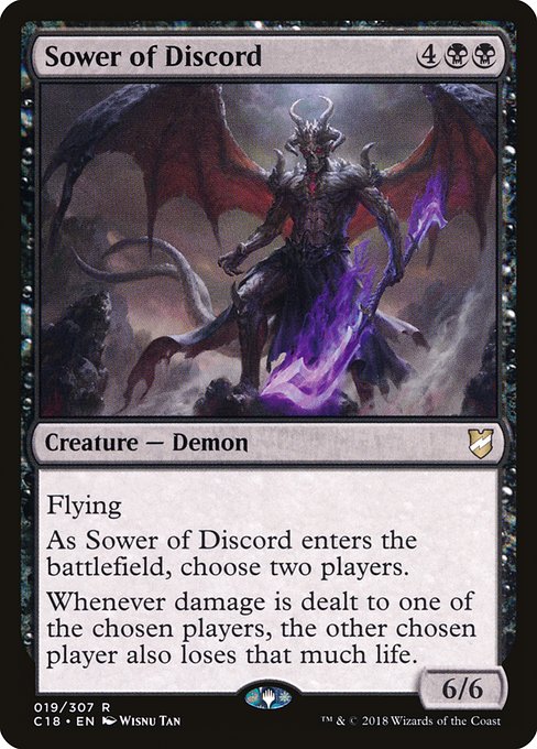 【EN】不和蒔き/Sower of Discord [C18] 黒R No.19