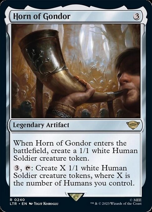 【Foil】【EN】ゴンドールの角笛/Horn of Gondor [LTR] 茶R No.240