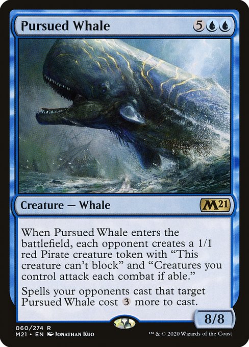 【EN】追われる鯨/Pursued Whale [M21] 青R No.60