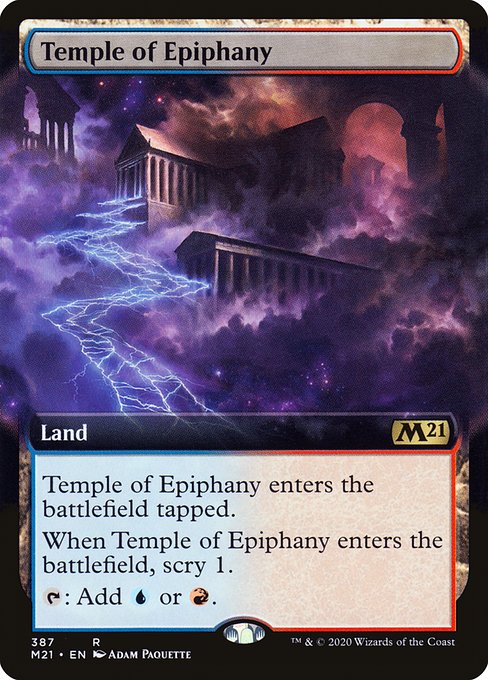 【Foil】【EN】天啓の神殿/Temple of Epiphany [M21] 無R No.387