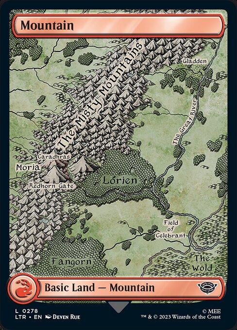 【Foil】【EN】山/Mountain [LTR] 無C No.278