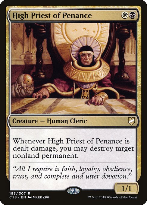【EN】贖罪の高僧/High Priest of Penance [C18] 金R No.183