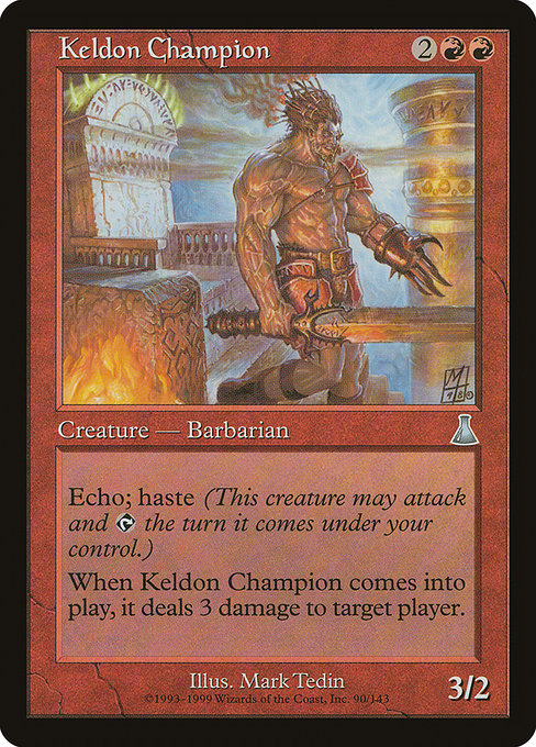 【EN】ケルドのチャンピオン/Keldon Champion [UDS] 赤U No.90