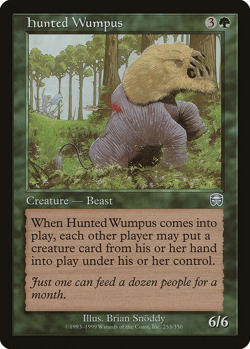 【Foil】【EN】狩り立てられたウンパス/Hunted Wumpus [MMQ] 緑U No.253