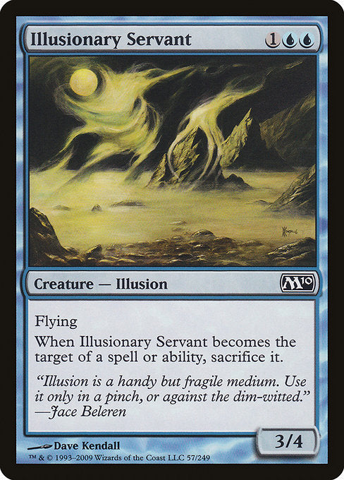 【Foil】【EN】幻影の召使い/Illusionary Servant [M10] 青C No.57
