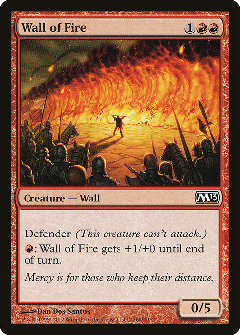 【EN】炎の壁/Wall of Fire [M13] 赤C No.156