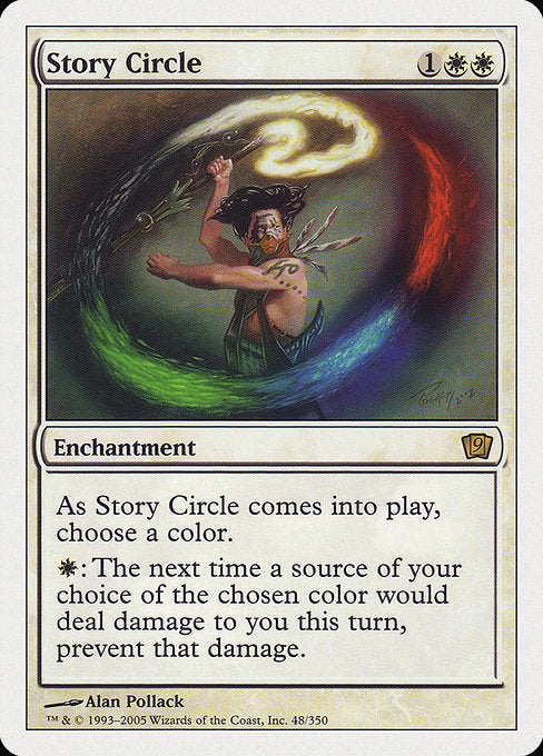 【Foil】【EN】物語の円/Story Circle [9ED] 白R No.48