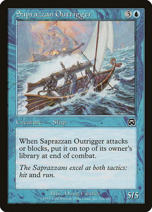 【EN】サプラーツォのアウトリガー艇/Saprazzan Outrigger [MMQ] 青C No.101