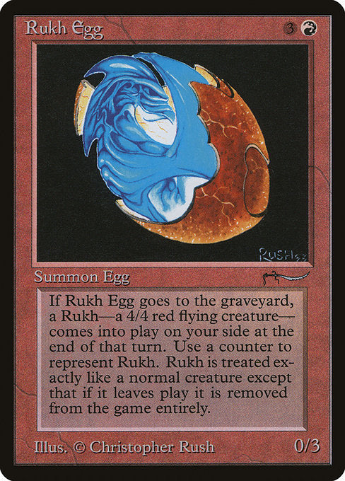 【EN】ルフ鳥の卵/Rukh Egg [ARN] 赤C No.43