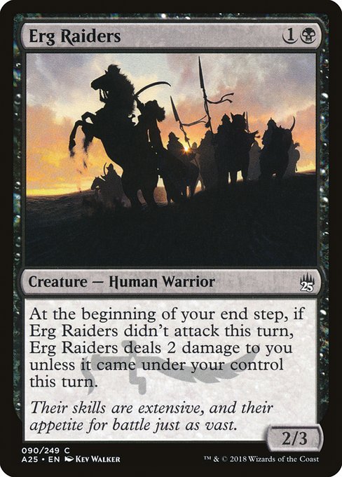 【Foil】【EN】アーグの盗賊団/Erg Raiders [A25] 黒C No.90