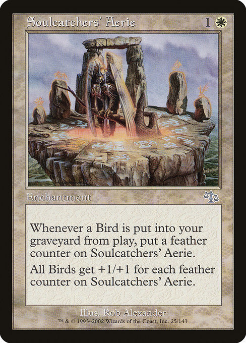 【Foil】【EN】集魂者の住処/Soulcatchers' Aerie [JUD] 白U No.25