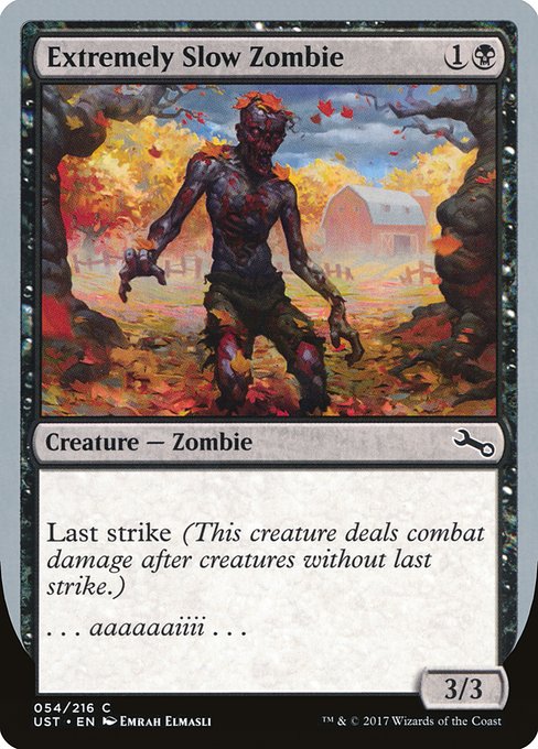 【Foil】【EN】Extremely Slow Zombie [UST] 黒C No.54b