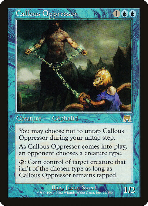 【Foil】【EN】無神経な抑圧者/Callous Oppressor [ONS] 青R No.72