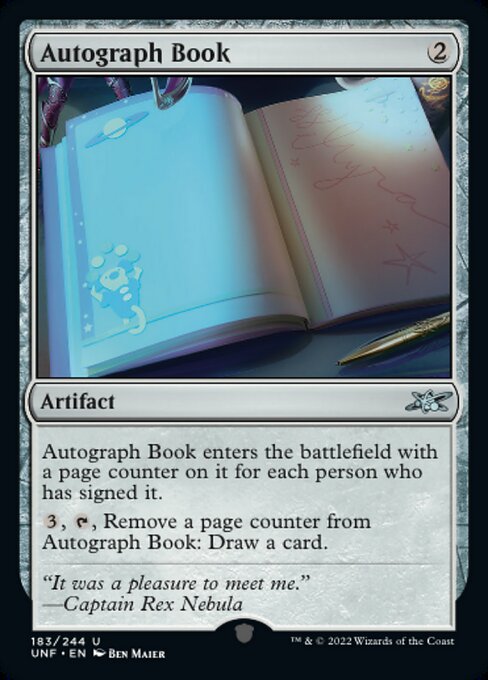 【Foil】【EN】Autograph Book [UNF] 茶U No.183