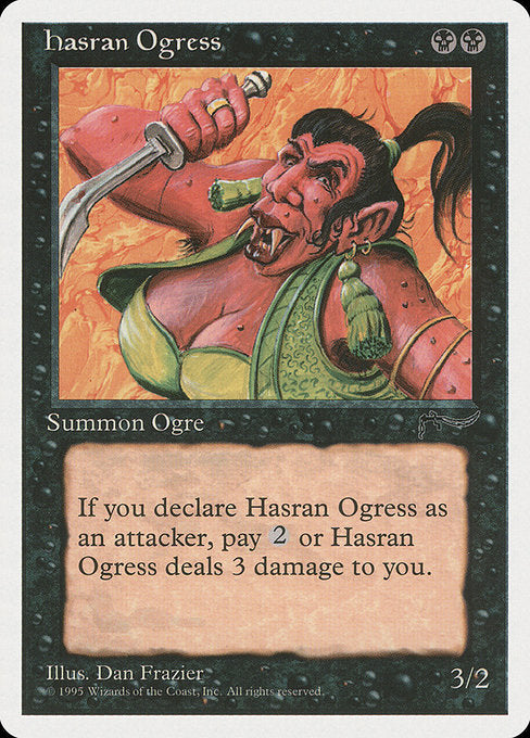 【EN】ハスランの女オーガ/Hasran Ogress [CHR] 黒C No.34