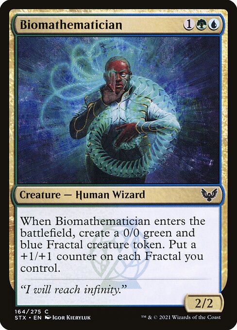【Foil】【EN】生物数学者/Biomathematician [STX] 金C No.164