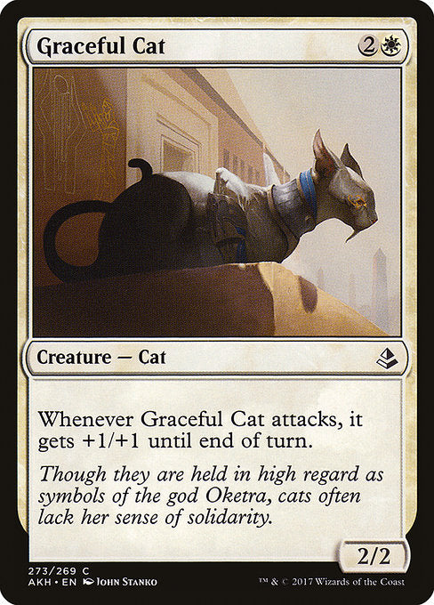 【EN】優雅な猫/Graceful Cat [AKH] 白C No.273