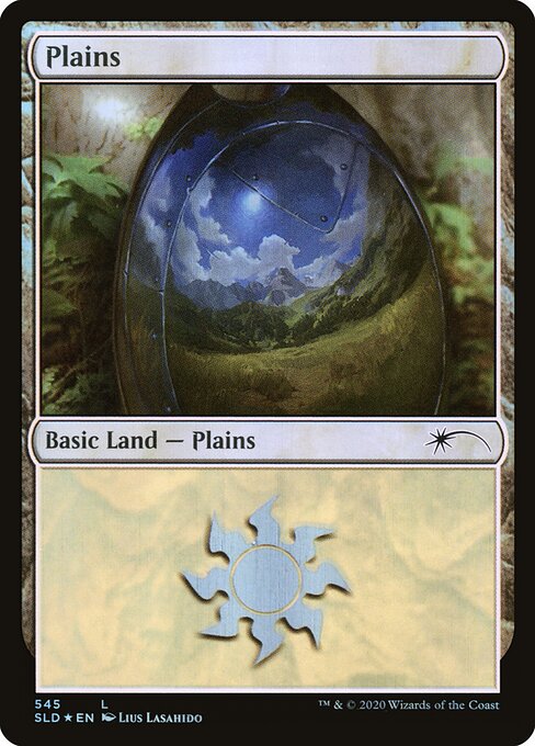 【Foil】【EN】平地/Plains [SLD] 無C No.545