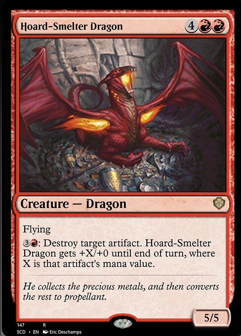 【EN】蔵製錬のドラゴン/Hoard-Smelter Dragon [SCD] 赤R No.147