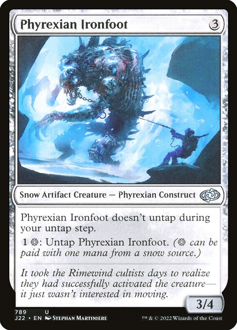 【EN】ファイレクシアの鉄足/Phyrexian Ironfoot [J22] 茶U No.789