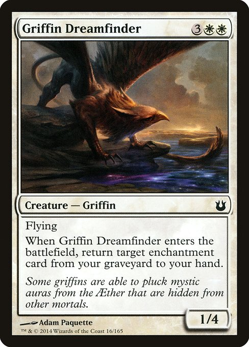 【Foil】【EN】グリフィンの夢掴み/Griffin Dreamfinder [BNG] 白C No.16