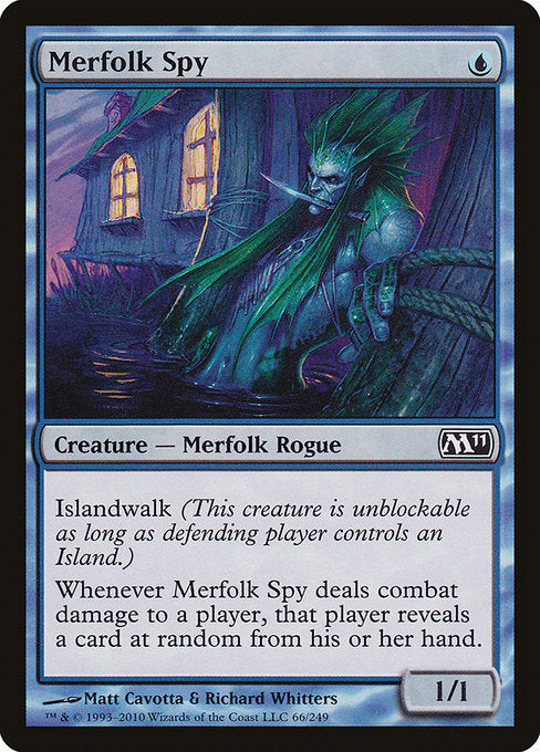 【EN】マーフォークのスパイ/Merfolk Spy [M11] 青C No.66