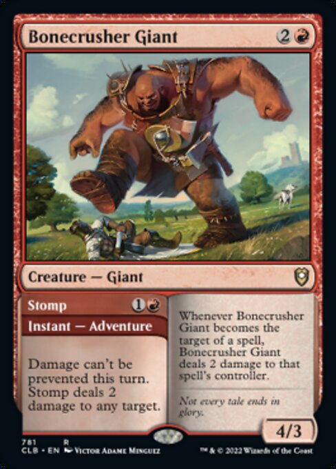 【EN】Bonecrusher Giant // Stomp [CLB] 混R No.781