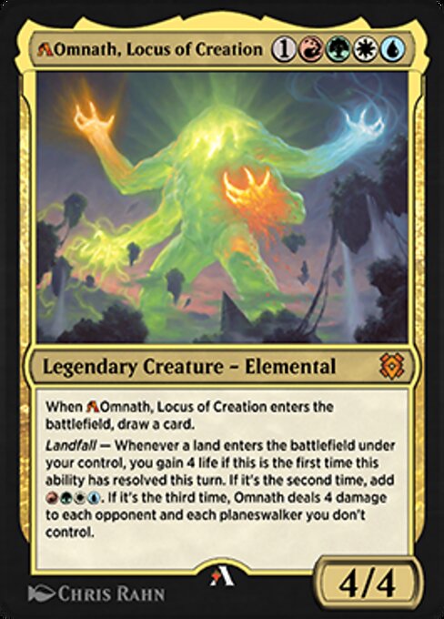 【EN】A-Omnath, Locus of Creation [ZNR] 金M No.A-232