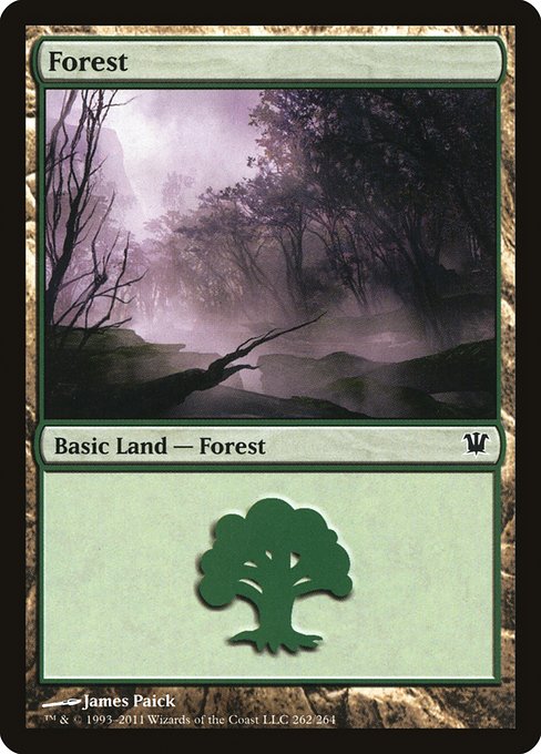 【Foil】【EN】森/Forest [ISD] 無C No.262