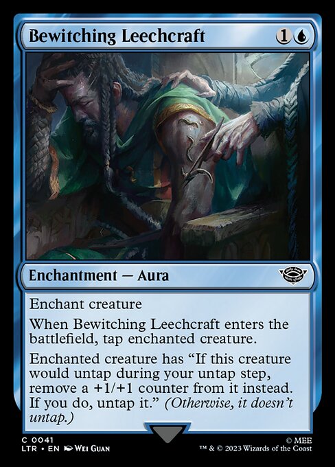 【Foil】【EN】たぶらかしの呪い治療/Bewitching Leechcraft [LTR] 青C No.41