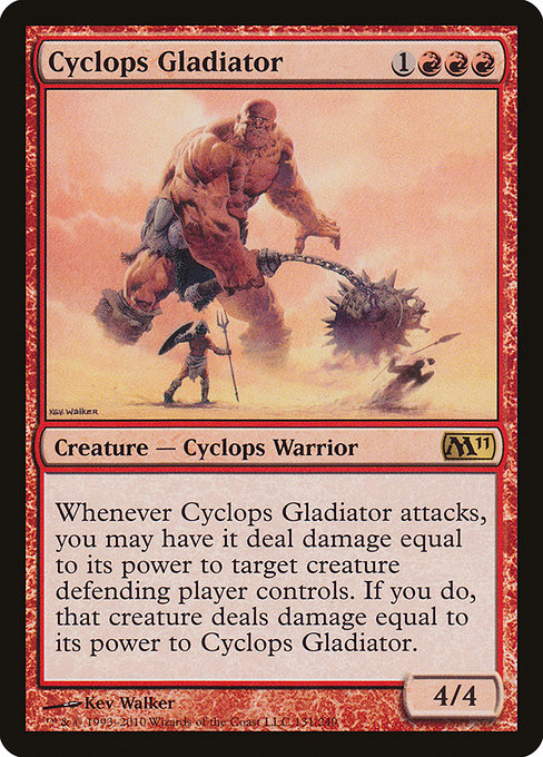 【EN】サイクロプスの剣闘士/Cyclops Gladiator [M11] 赤R No.131