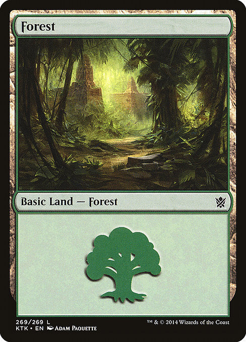 【Foil】【EN】森/Forest [KTK] 無C No.269