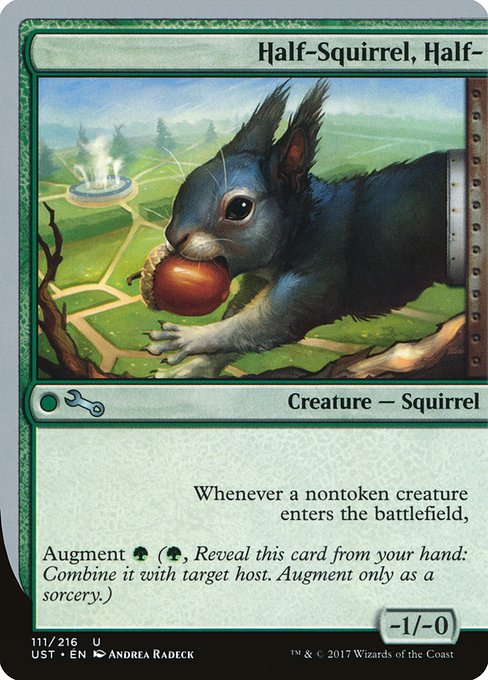 【Foil】【EN】Half-Squirrel, Half- [UST] 緑U No.111