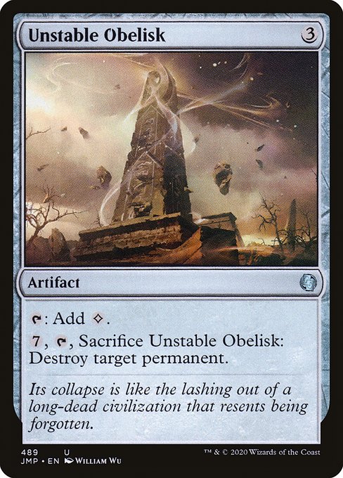 【EN】不安定なオベリスク/Unstable Obelisk [JMP] 茶U No.489