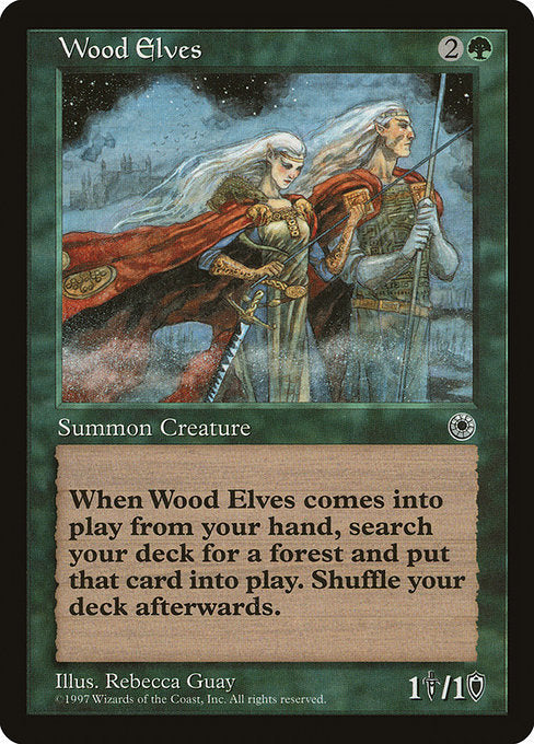 【EN】ウッド・エルフ/Wood Elves [POR] 緑R No.195