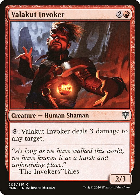 【Foil】【EN】ヴァラクートの発動者/Valakut Invoker [CMR] 赤C No.206