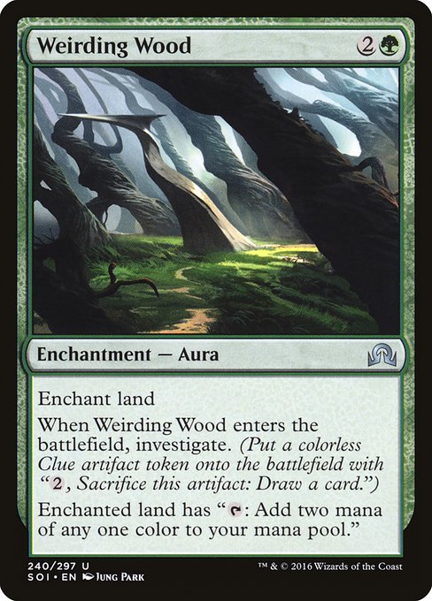 【Foil】【EN】奇妙な森/Weirding Wood [SOI] 緑U No.240
