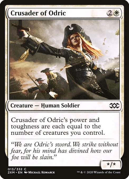 【Foil】【EN】オドリックの十字軍/Crusader of Odric [2XM] 白C No.13